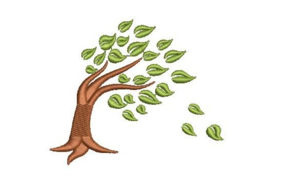 A Beautifully Blowing Tree Embroidery Design Review