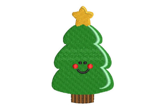 A Christmas Tree Embroidery Design for Giftable Handmade Products