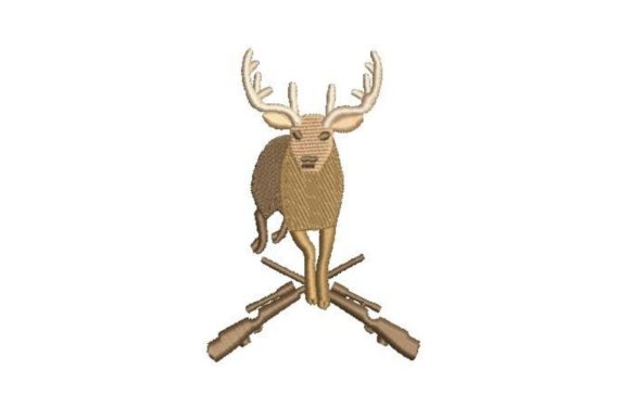 A Classic Embroidery Design for Hunting Hobbyists