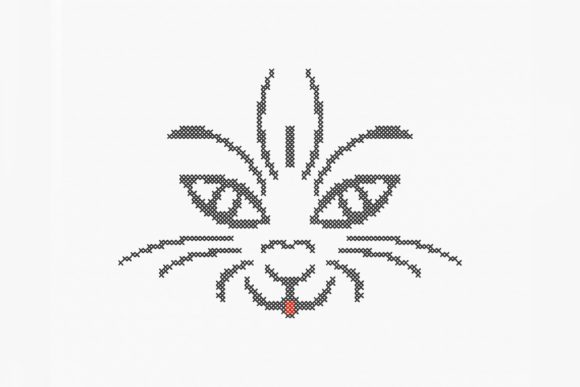 A Designer's Guide to Using Cat Face Cross Stitch for Seasonal Products