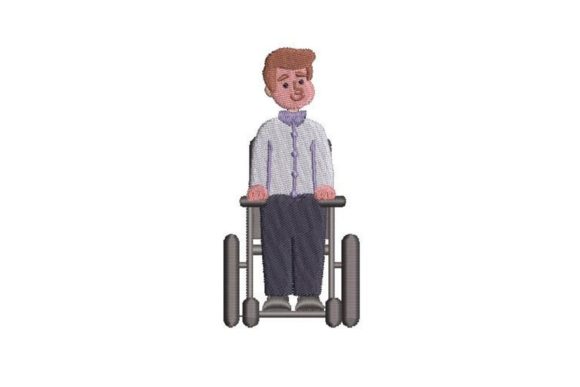 A Designer's Review: The Quadriplegic Person Embroidery Design