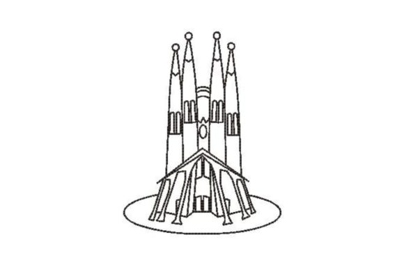 A Designer's Review: The Sagrada Familia Embroidery Design