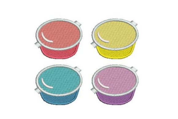 A Designer's Take on the Wax Melt Burner Pods Embroidery Design