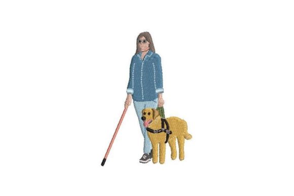 A Practical Review of the Blind Person Embroidery Design