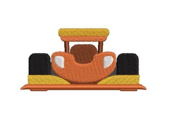 A Professional Review of the Racing Car Embroidery Design