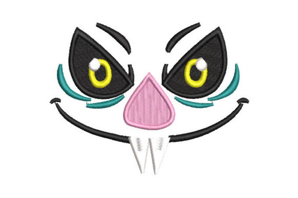 A Professional's Review: The Bat Face Halloween Embroidery Design