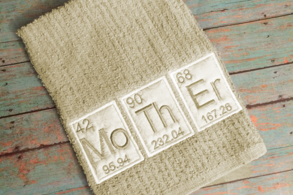 A Unique and Scientific Mother's Day Embroidery Design