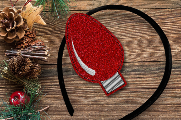 Christmas Light Headband Slider Embroidery Design Review