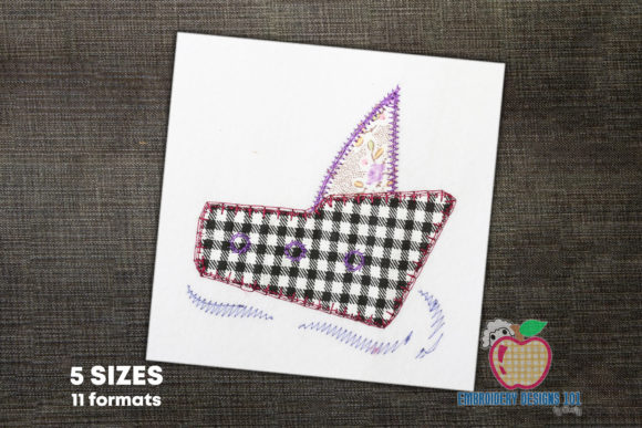 Evaluating a Yacht Embroidery Design for Boutique Sweatshirts