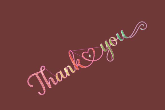 Is the Thank You Lettering Embroidery Design Worth Adding?