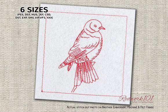 Mountain Bluebird Embroidery: A Gift Designer's Review