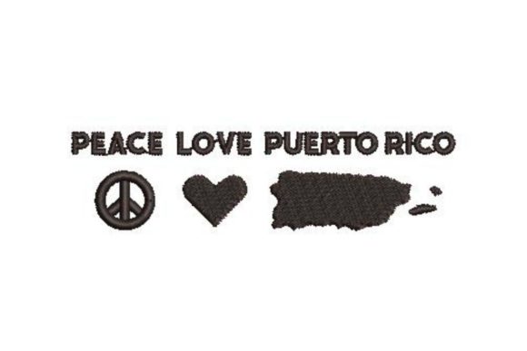 Peace Love Puerto Rico: A Symbolic Embroidery Design Review