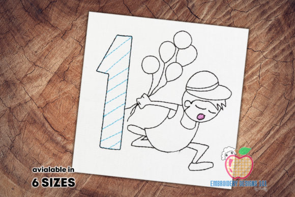 Real-World Review of 1st Birthday Balloon Boy Embroidery Design