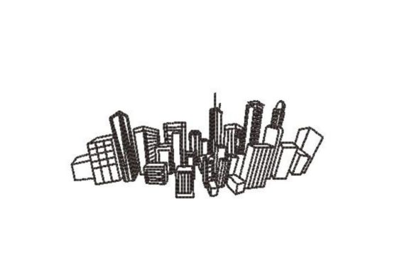 Skyline of an Imaginary City: A Seasonal Embroidery Review