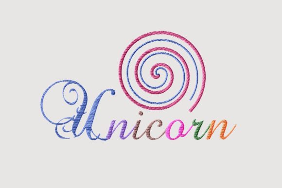 Unicorn Rainbow Lettering: A Festive Embroidery Review