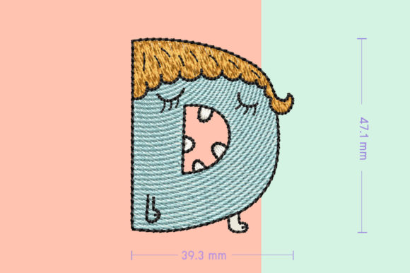 Why the Monster Letter D Design Works for Boutique Apparel